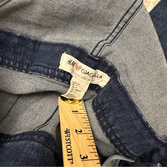 H&M Coachella Collection Overalls (size 4 - runs extremely small & fitted) - Picture 3 of 6